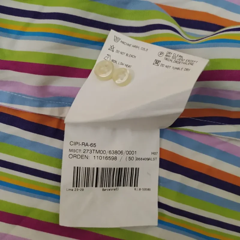 Burberry London Women Shirt Button Striped Cotton Long Sleeve