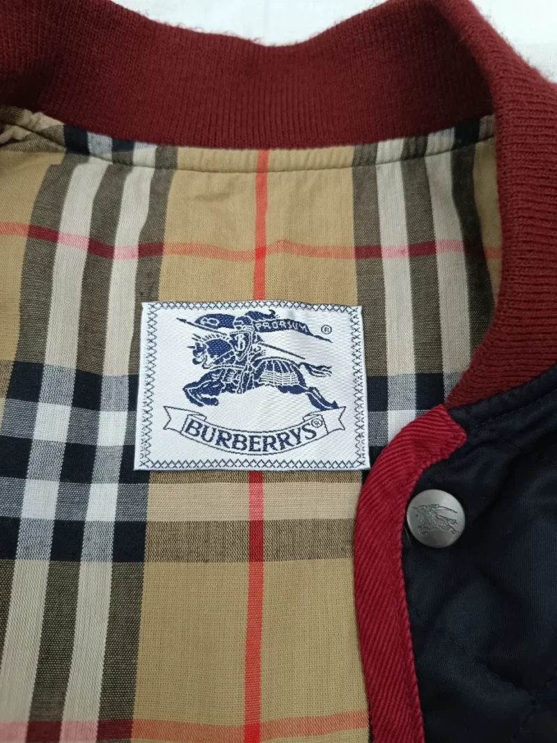 Burberry Vintage Vest Quilted Gilet Black Nova Check Mens