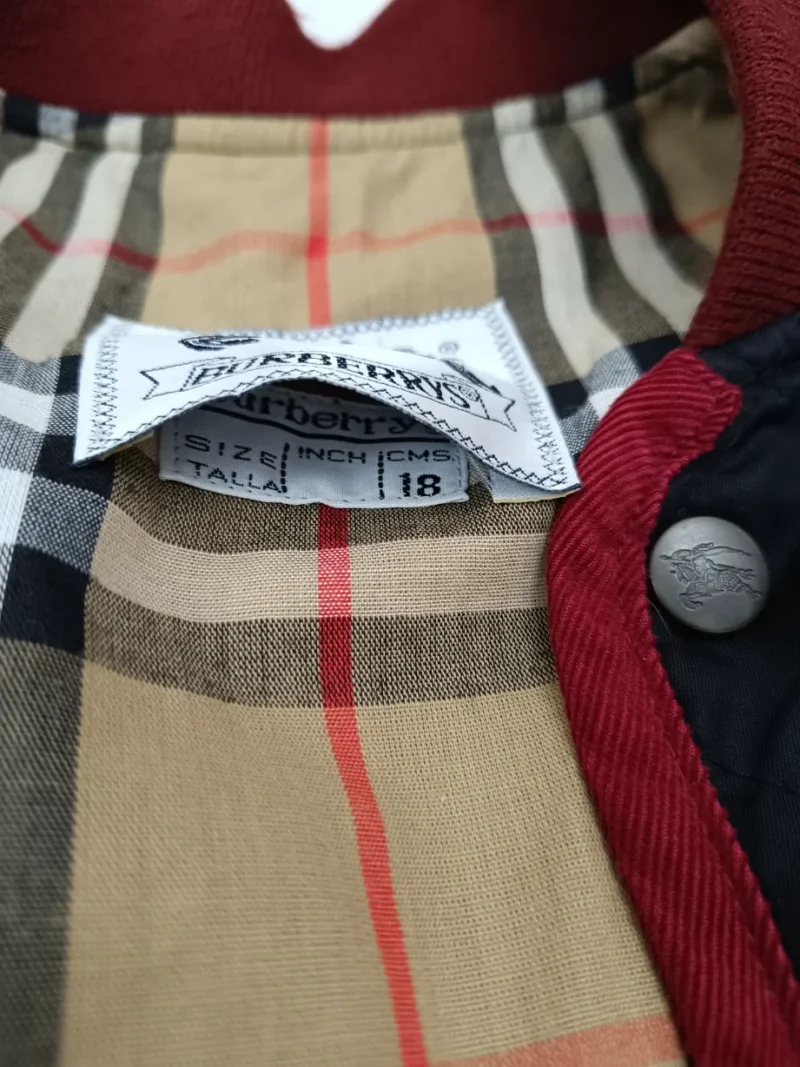 Burberry Vintage Vest Quilted Gilet Black Nova Check Mens