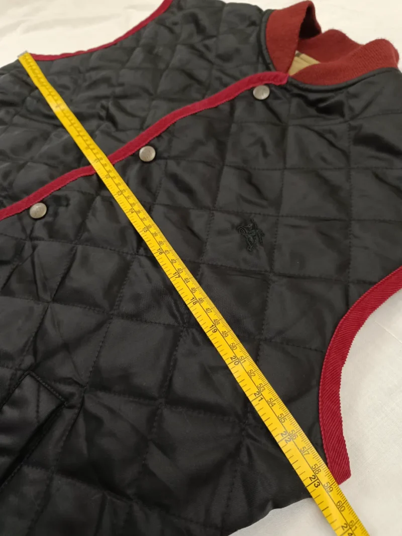 Burberry Vintage Vest Quilted Gilet Black Nova Check Mens