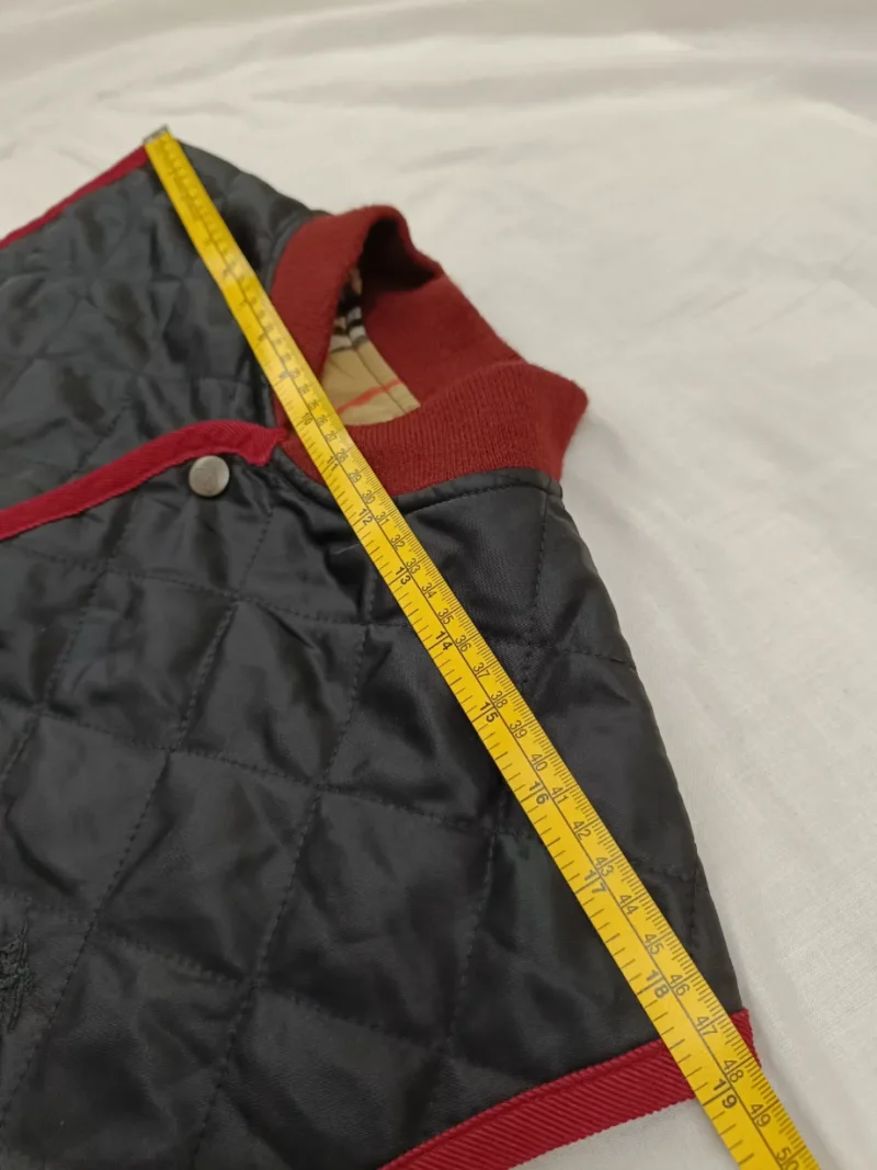 Burberry Vintage Vest Quilted Gilet Black Nova Check Mens
