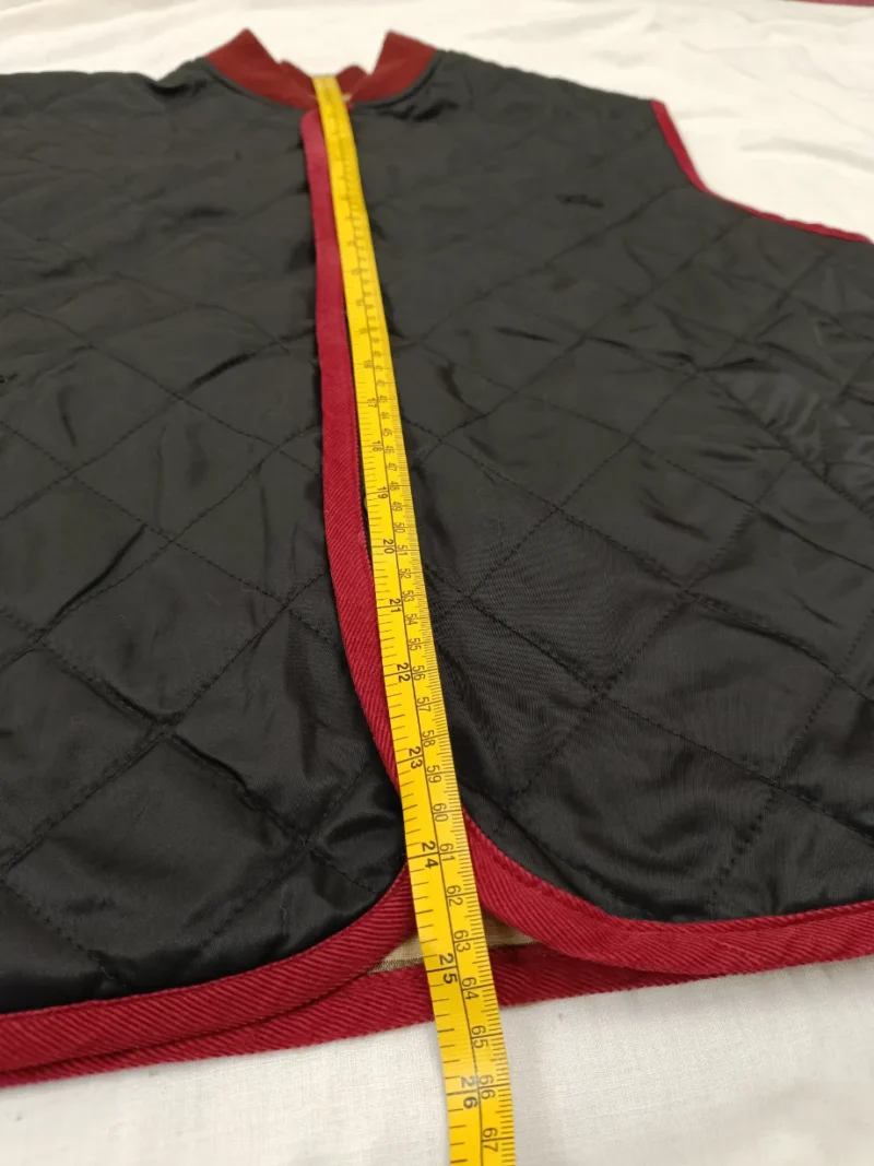 Burberry Vintage Vest Quilted Gilet Black Nova Check Mens