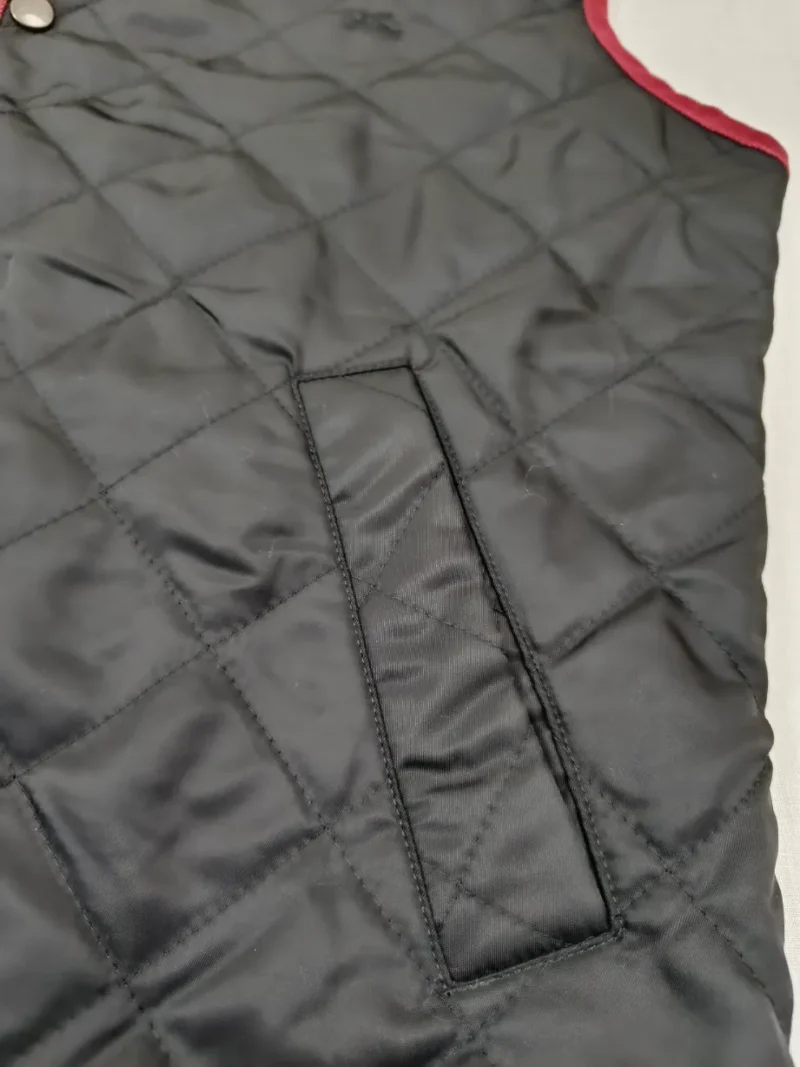 Burberry Vintage Vest Quilted Gilet Black Nova Check Mens