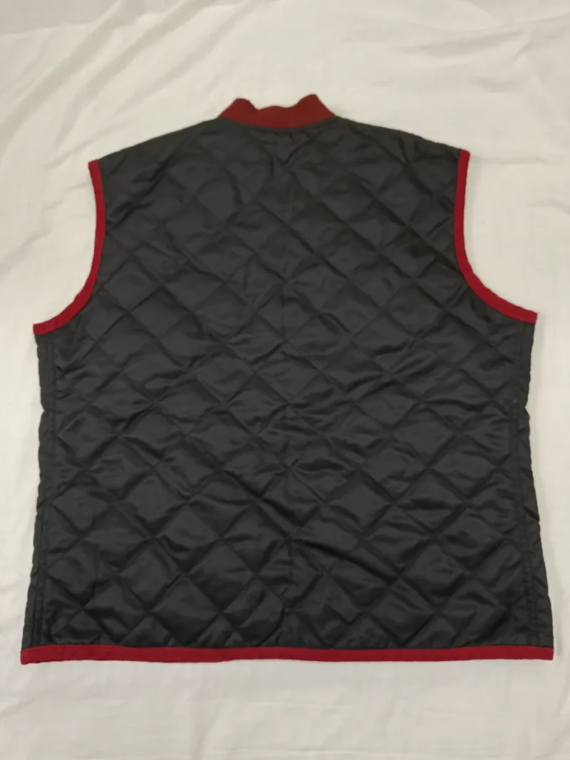 Burberry Vintage Vest Quilted Gilet Black Nova Check Mens