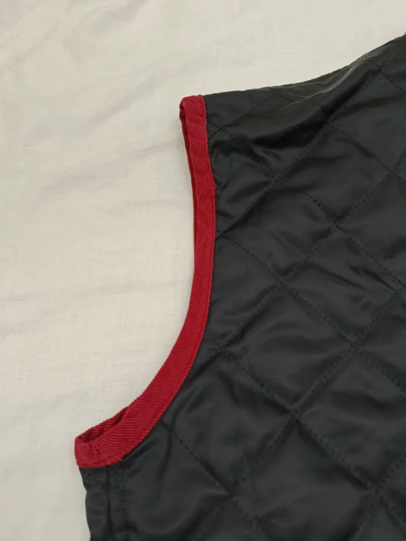 Burberry Vintage Vest Quilted Gilet Black Nova Check Mens