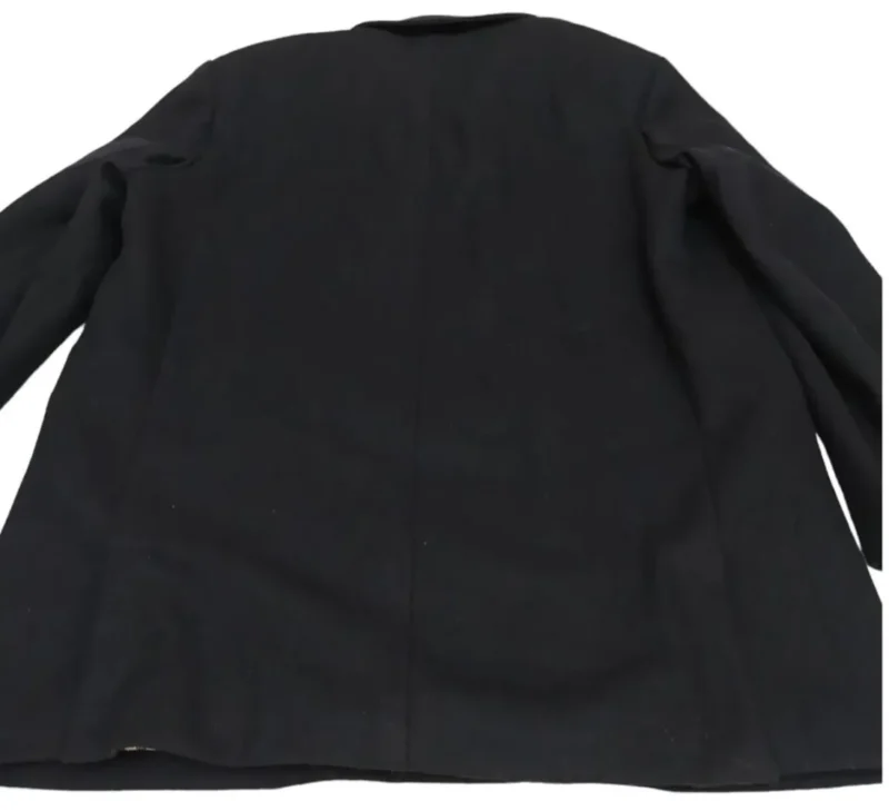 Burberry PeaCoat Jacket Coat Wool Vintage Mens Blue Size 50-L